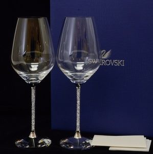 SWAROVSKI Crystalline Red Wine Glasses (Set of 2)